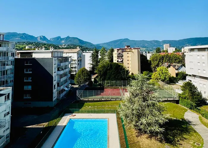 Sweet Home - Clim & Vue, Balcon & Parking Prive Apartament