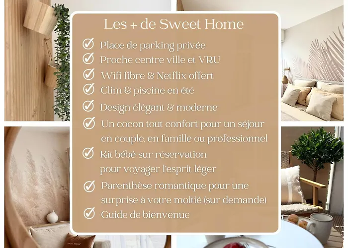 Sweet Home - Clim & Vue, Balcon & Parking Prive *